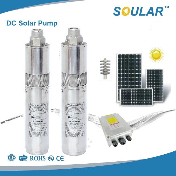 500w Solar Powered Water Pump (500w-1.8cbm/hr-120m)