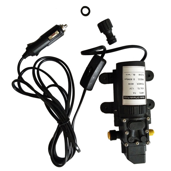 12V Motor Oil Diesel Fuel Fluid Extractor Electric Siphon Transfer Change Pump