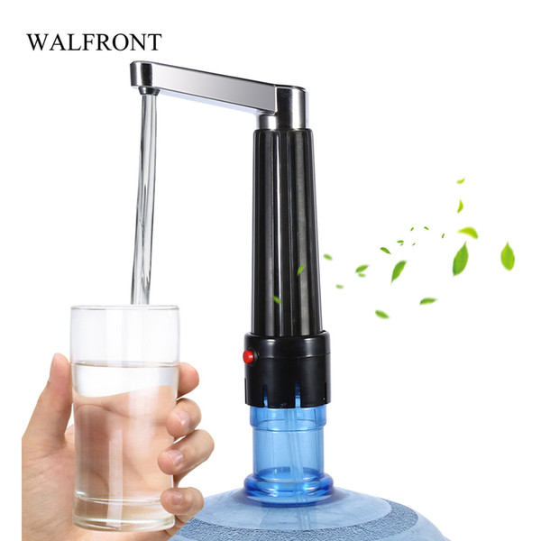 Freeshipping Drinking Water Bottle Pump Dispenser Kitchen Drinkware Tools Electric Power Adapter Transparent Hose Water Suction Unit