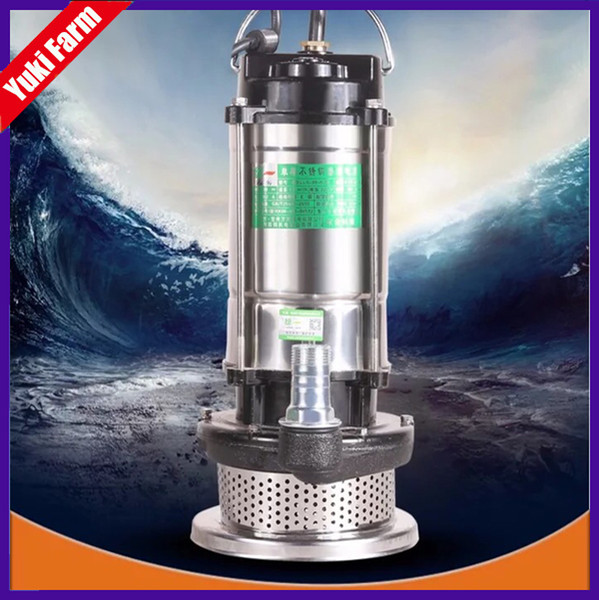 agricultural irrigation electric water pump farm submersible pump mini 220v irrigation sewage water pump stainless steel