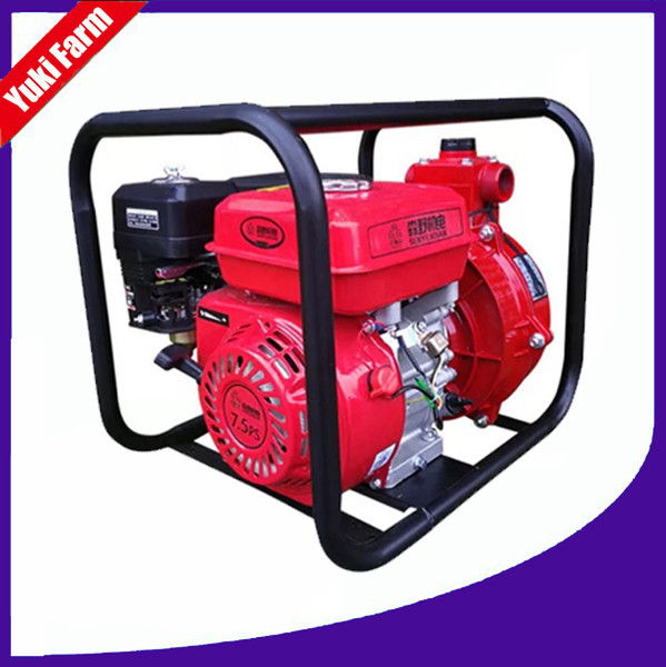 Agricultural 7.5HP water pump 4 stroke gasoline water pump farm irrigation water pump high lift self priming