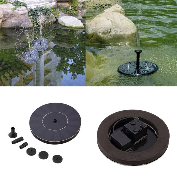 Painel Solar Bomba Água 7 V Flutuante Waterpomp Plantas Jardim Rega Automático para Fontes Cachoeiras Da Piscina Fonte de Energia Nova