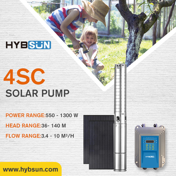 4SC | Solar Centrifugal Pump|Solar well pump|Solar submersible pump|DC48|550W|Max flow 5 m3/h|Max.Head 36m|4SC750-32/10B