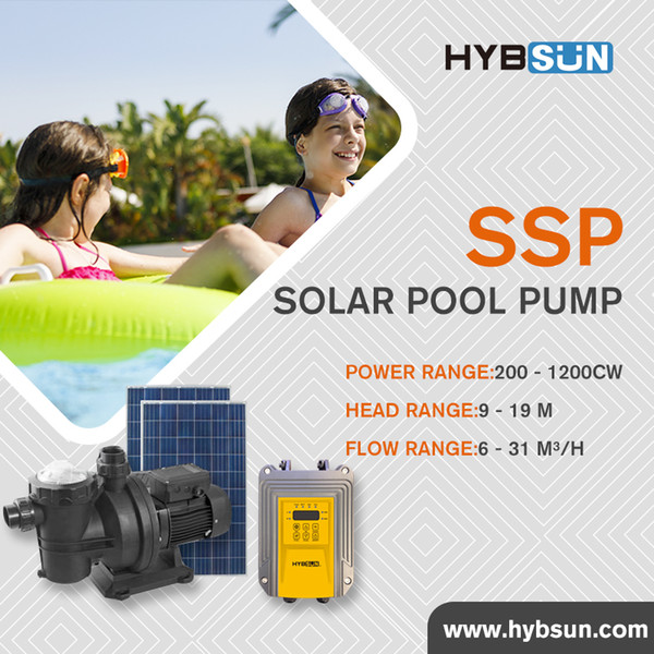 SSP | Solar Swimming Pool Pump|Solar surface pump|Solar Swimming Pool Pump|DC24|550W|Max flow 6 m3/h|Max.Head 9m|SSP500C