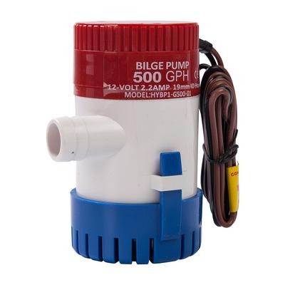 500GPH 12V Non-automatic Marine Electric Submersible Bilge Pump yacht drainage Fishing Boat Water Bilge Pump marine