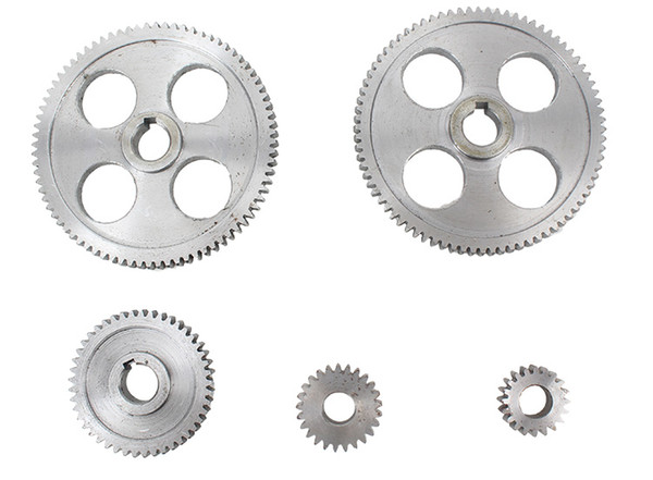5pcs/set CJ0618 machine tool gear Metal Gears Micro lathe gear Metal cutting gear
