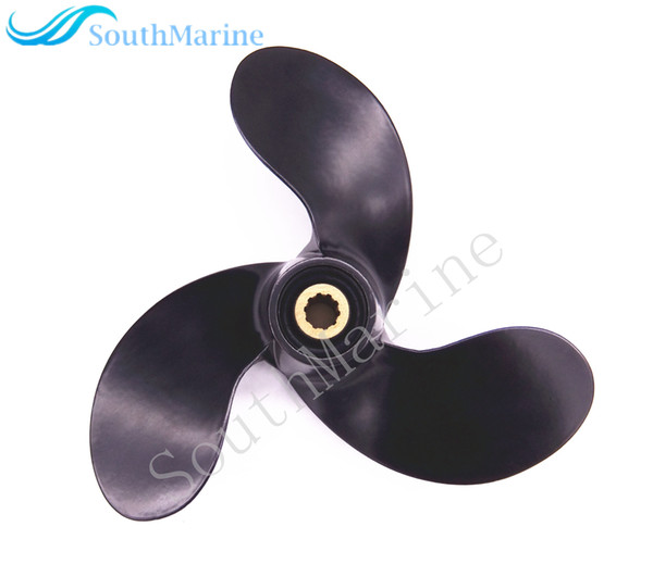 58110-97JA0-019 Aluminum Alloy Propeller for Suzuki 2.5hp DF2.5 Outboard Motors A520 7 1/2x6