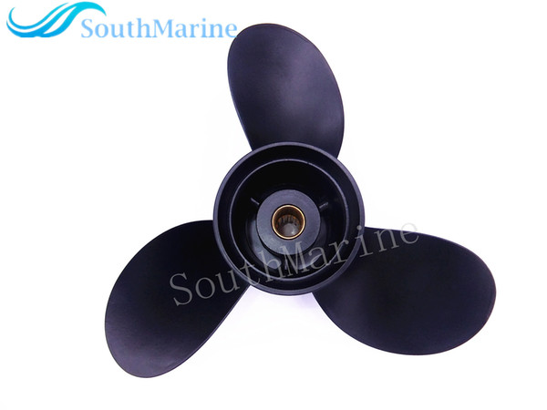 F8.5 Boat Engine Aluminum Alloy Propeller 8.9x8.3 for Tohatsu Nissan 8hp 9.8hp / Mercury 4-stroke 9.9hp 8hp outboard motors 8.9 x 8.3 3B2-64