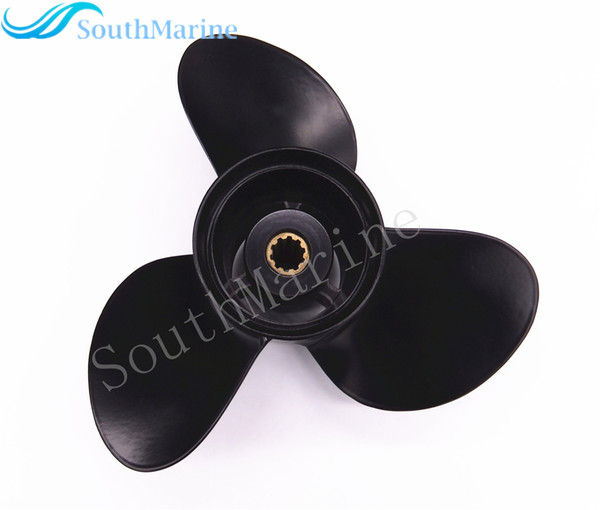 Boat Engine Aluminum Alloy Propeller 10 1/4x11 K for Suzuki Johnson Evinrude OMC 25HP 30HP Outboard Motor 10 1/4 x 11 K