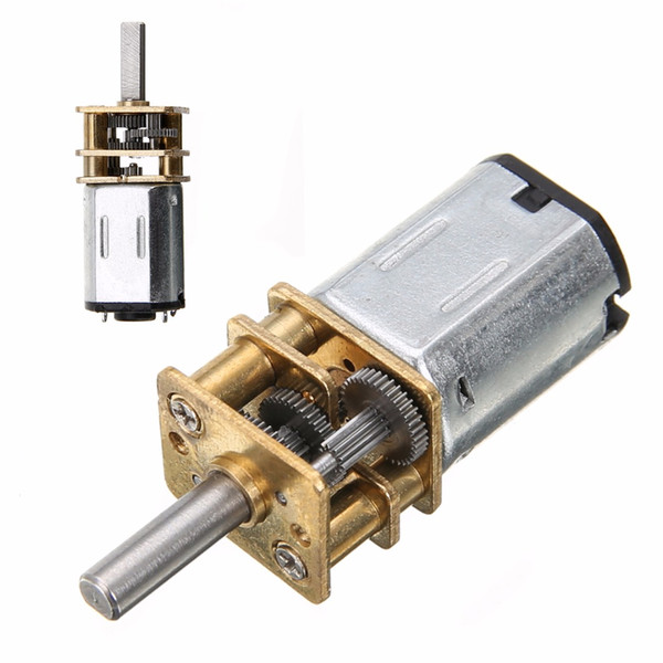 New Arrival DC 6V 200RPM Mini Metal Gear Motor with Gearwheel Model:N20 3mm Shaft Diameter For Power Tool