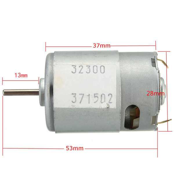 New high-quality DC3-12V high torque motor super high speed motor rated voltage 9V 20W 380 motor