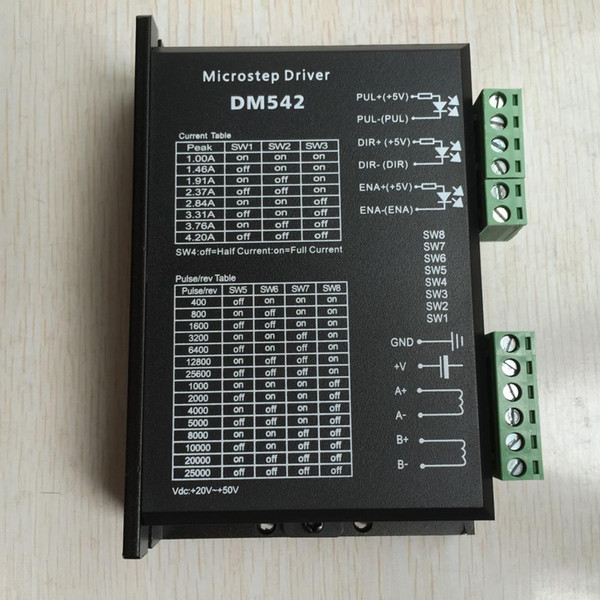 Stepping driver Stepper motor AC stepping driver Stepping motor for packing machine 57 Stepper Motor Driver DM542