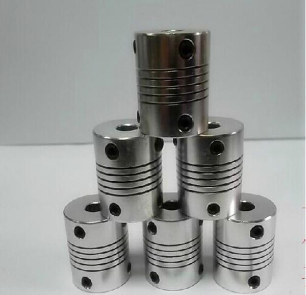 CNC Stepper Motor Shaft Coupler Aluminum Alloy Flexible Shaft Couplings D19*L25 Winding Encoder Coupling Inner Diameter 3-10mm Optional