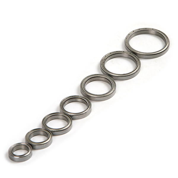 5Pcs Mini Deep Groove Ball Bearings Inner Diameter 10/12/15/17/20/25/30mm Bearing Steel Double-shielded Miniature Ball Bearings