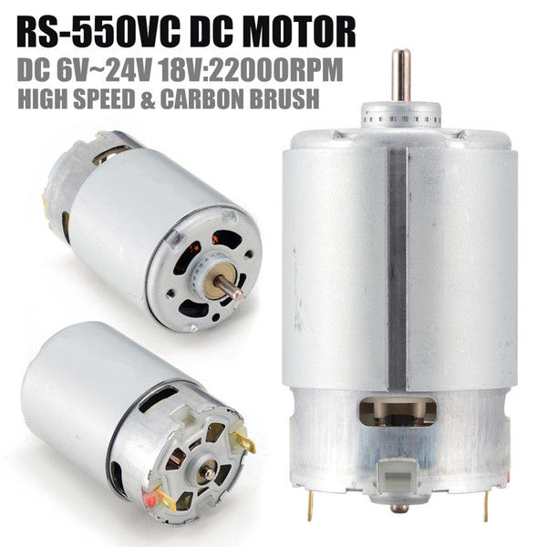 New High Speed Motor RS-550VC-8518 DC 9.6V-14.4V 17600RPM Electric Charging Drill Motor Electrical Equipment