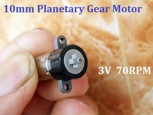 10 PCS Diameter 10mm 10GP DC3.0V 70RPM Miniature Plastic Gear Planetary Gear Motor For Eyelash Machine