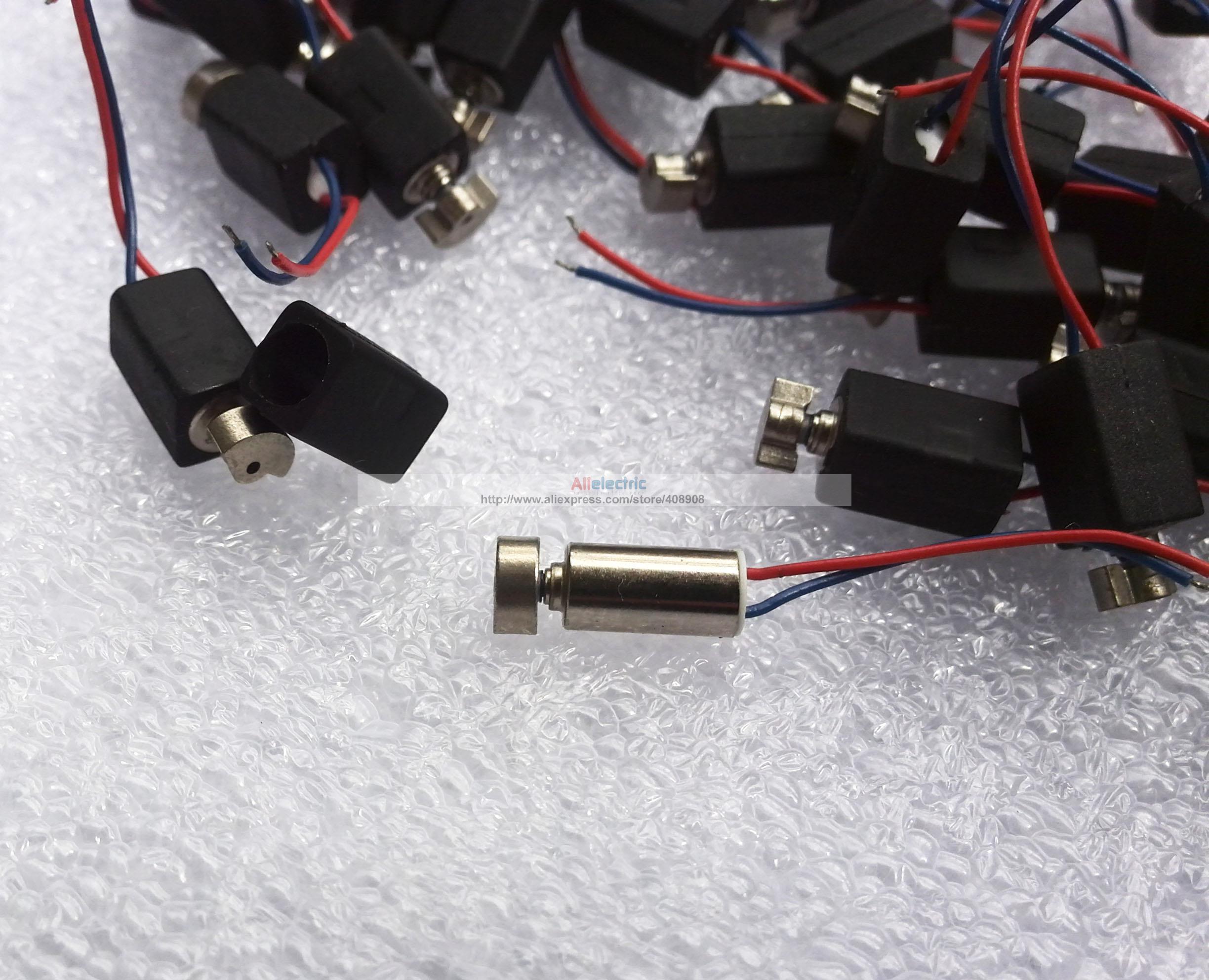 50pcs/lot Low power 4mm x 8mm Vibration Pager Vibrating Vibrator Motor
