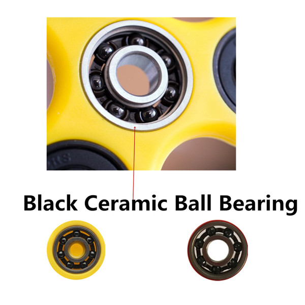 Black Ceramic Ball Bearing Si3N4 608 Model Size 8*22*7mm For EDC Fidget Finger Hand Spinner GyroToy Replaceable Bearing
