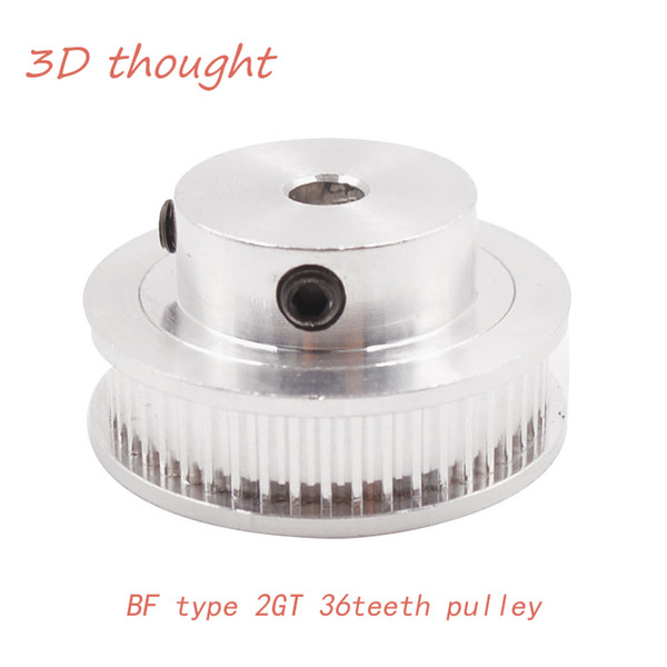 36teeth GT2 Timing Pulley Bore 5mm 6mm 6.35mm 8mm 10mm for GT2 Timing belt used in linear 2GT pulley 36Teeth 36T