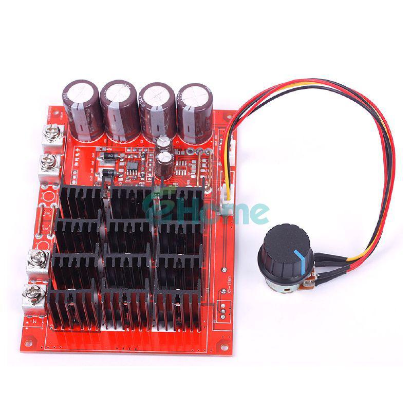 10-50V 60A DC Motor Speed Control PWM HHO RC Controller 12V 24V 48V 3000W Hot#56217, dandys