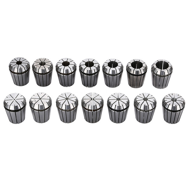 Freeshipping 14 Pcs ER32 Collet Chuck Set 2-20mm Milling Chuck Spring Collet Tool Holder For Grinding Boring Drilling CNC Lathe Accessories