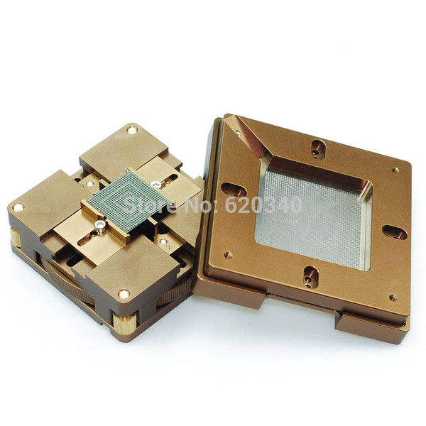 Freeshipping New Arrivals 80*80mm 90*90mm Aluminium alloy BGA Reballing Station BGA Reball Kit Magnetism Lock BGA sik Chu order<$18no track