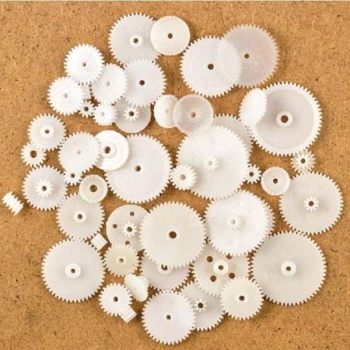 Hot 58 styles Plastic Gears Cog Wheels All The Module 0.5 Robot Parts DIY Necessary