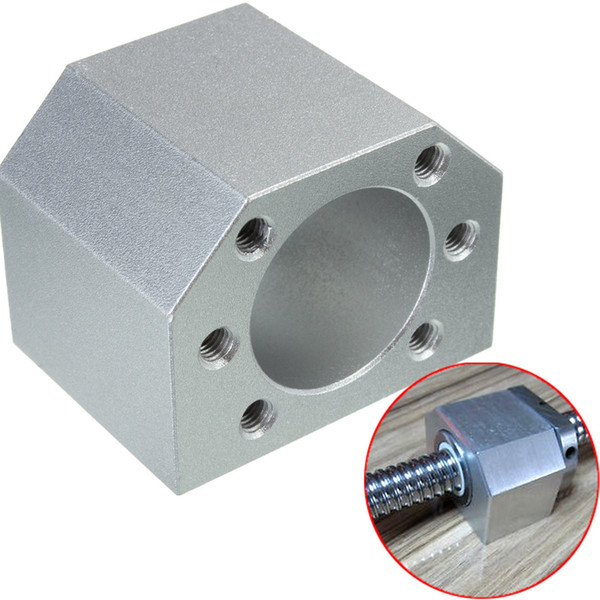 Aluminum Ball Screw Nut Housing Bracket Holder Conversion Block For 1604 1605 1610 51x39x39mm