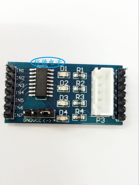 New blue PCB board ULN2003 five-wire four-phase stepper motor driver module driver board Pin 5-12V power supply