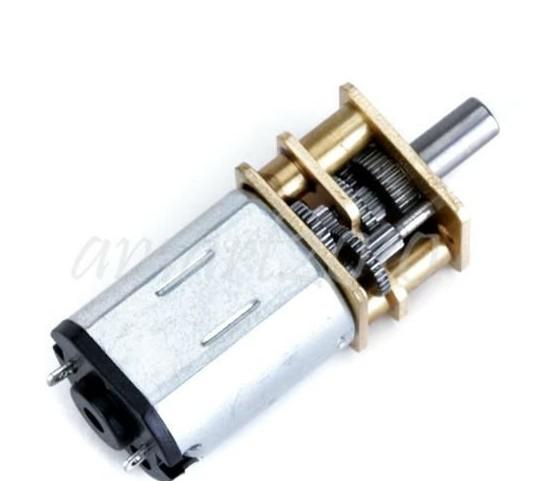 2pcs 11500 RPM Short Shaft Torque Gear Box Motor DC 3 - 6V