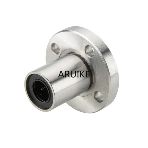 1PCS 6mm/8mm/10mm/12mm/13mm/16mm LMF6UU/LMF8UU/LMF10UU/LMF12UU/LMF13UU/LMF16UU Round Flange Coupling Linear Motion Bearing Rod