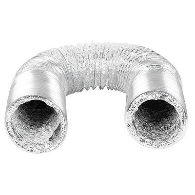 6 Inch x 30 Feet Flexible Aluminum Foil Air Duct Ventilation Pipe Exhaust Hose