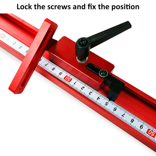 45 Type Aluminum alloy T-tracks Woodworking Tool Miter Track Stop Chute Stopper for Woodworking Workbench