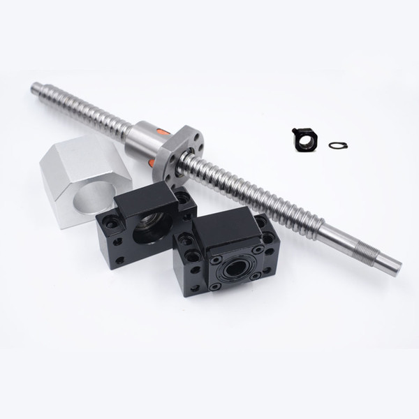 Ballscrew SFU1605 With End Machined BK/BF12 Support 12H Nut Bracker C7 CNC lathe Parts