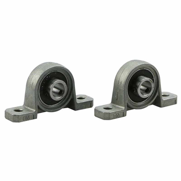 Wholesale- 2Pcs Zinc Alloy KP08 Pillow Block Bearing Diameter 8mm Bore Ball Pillow Block Bearing Mounted Solid Base