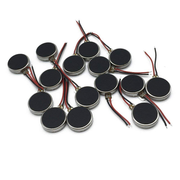 DC 3V 12000RPM Two Wired 10mm x 3mm Micro Coin Cell Phone Miniature Vibrating Vibration Vibrator Motor 15 PCS