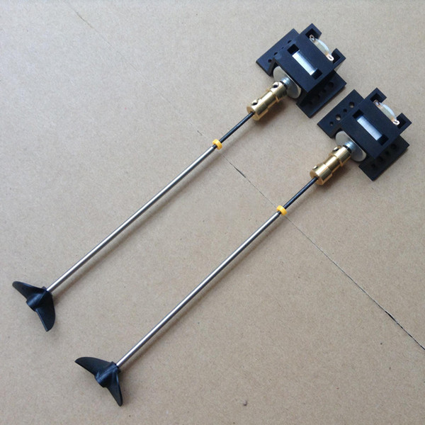 2set/Set Double Motors RC Boat motor Drive Set 130 Motor+Motor Seat+Copper Coupling+15CM Shaft+Propellers Kit For DIY Model Ship
