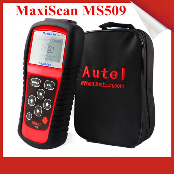 MS509 OBDII car detector reading code card reader car fault diagnostic reader CAN BUS OBD2 EOBD with FT232 chip free shipping