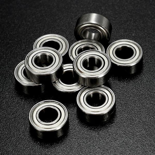 10pcs Double Shielded Miniature High-carbon Steel Single Row 608ZZ Ball Bearing