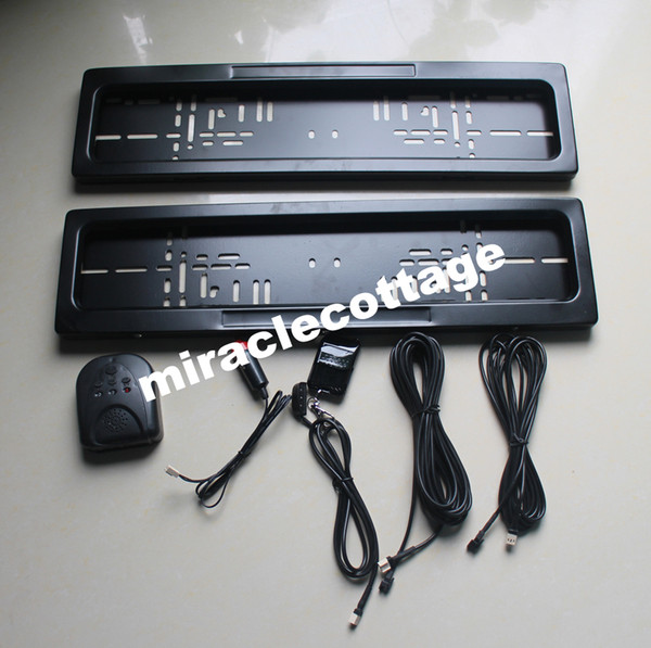 EU Auto Remote Control Hide Away License Plate Frame,European Size 52*11cm Shutter Curtain STEALTH HIDDEN LICENSE PLATE HOLDER