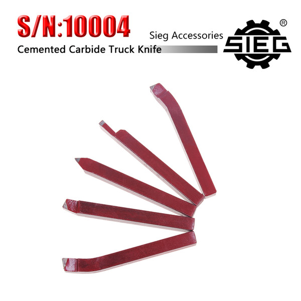 5pcs SIEG S/N:10004 Cemented Carbide Truck Knife/8x8mm Lathe Cutting Tools/Car knife