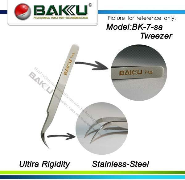 (10 pieces/lot) ,Advanced Swiss Non-magnetic Stainless Curved Tips stainless steel tweezers,Ultra Rigidity,Ultra Fine Point