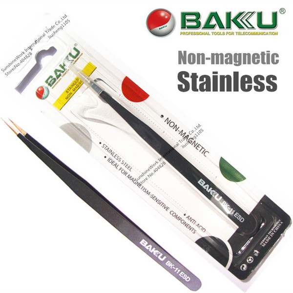 Brand BAKU BK-11ESD Tweezer,Made of Stainless Steel