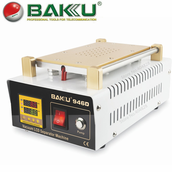 24pcs/lot BAKU BK-946D Disassembly Build-in Vacuum Suck Machine with Microcomputer Temperature control Plate heater