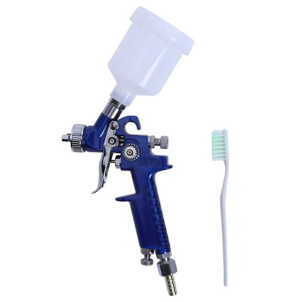 H-2000 Professional HVLP Spray Gun 0.8MM/1.0MM Nozzle Mini Air Paint Spray Guns Airbrush For Painting Car Aerograph Decor