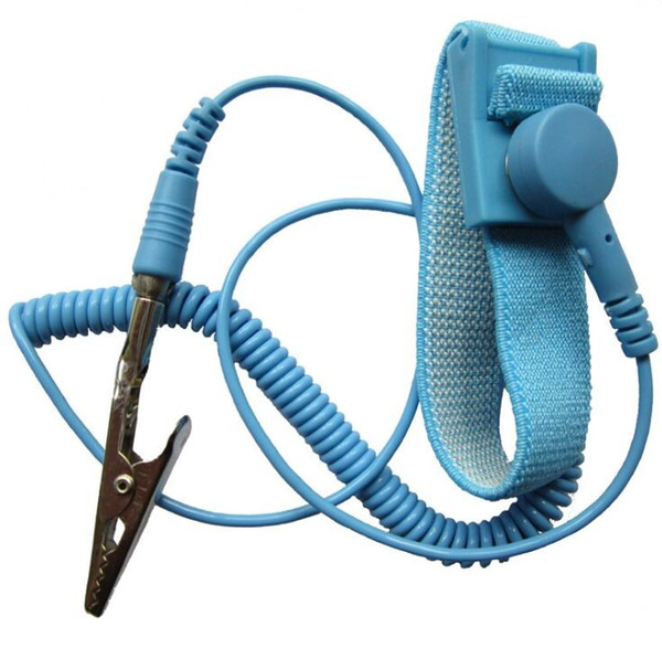 NEW Anti Static Antistatic ESD Adjustable Wrist Strap Band Grounding electrostatic belt Blue