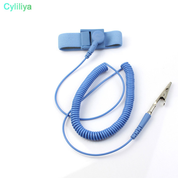 NEW Anti Static Antistatic ESD Adjustable Wrist Strap Band Grounding electrostatic belt Blue MQ100