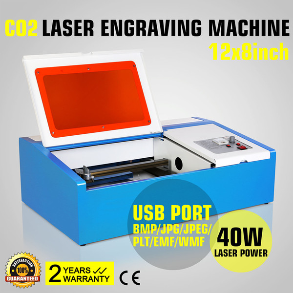 Hot 40W Updated HIGH PRECISE and HIGH SPEED CO2 Laser Engraving Cutting Machine With USB PORT