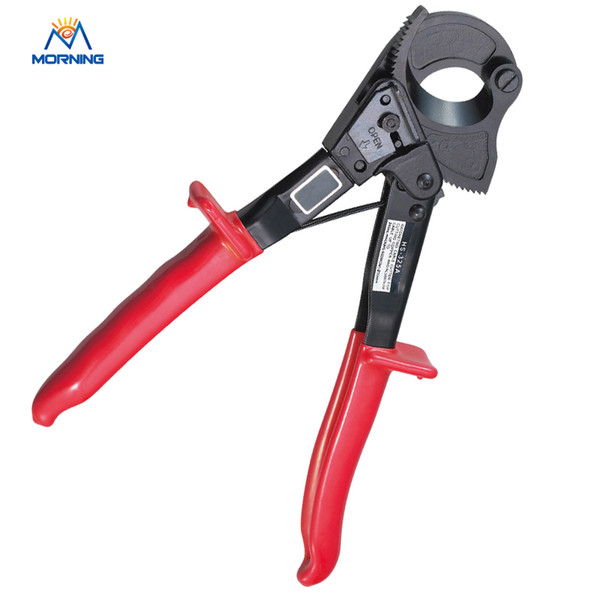 China HS-325A Cutting range:240mm2 max Ratchet cable cutter, Not for cutting steel or steel wire