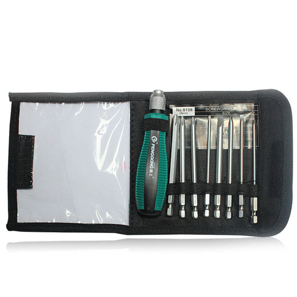 9Pcs Screwdriver 1/4